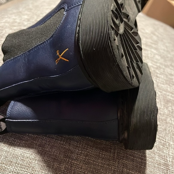 King 55 Brick Lane Chelsea Boot in Navy from King55 - Picture 12 of 12